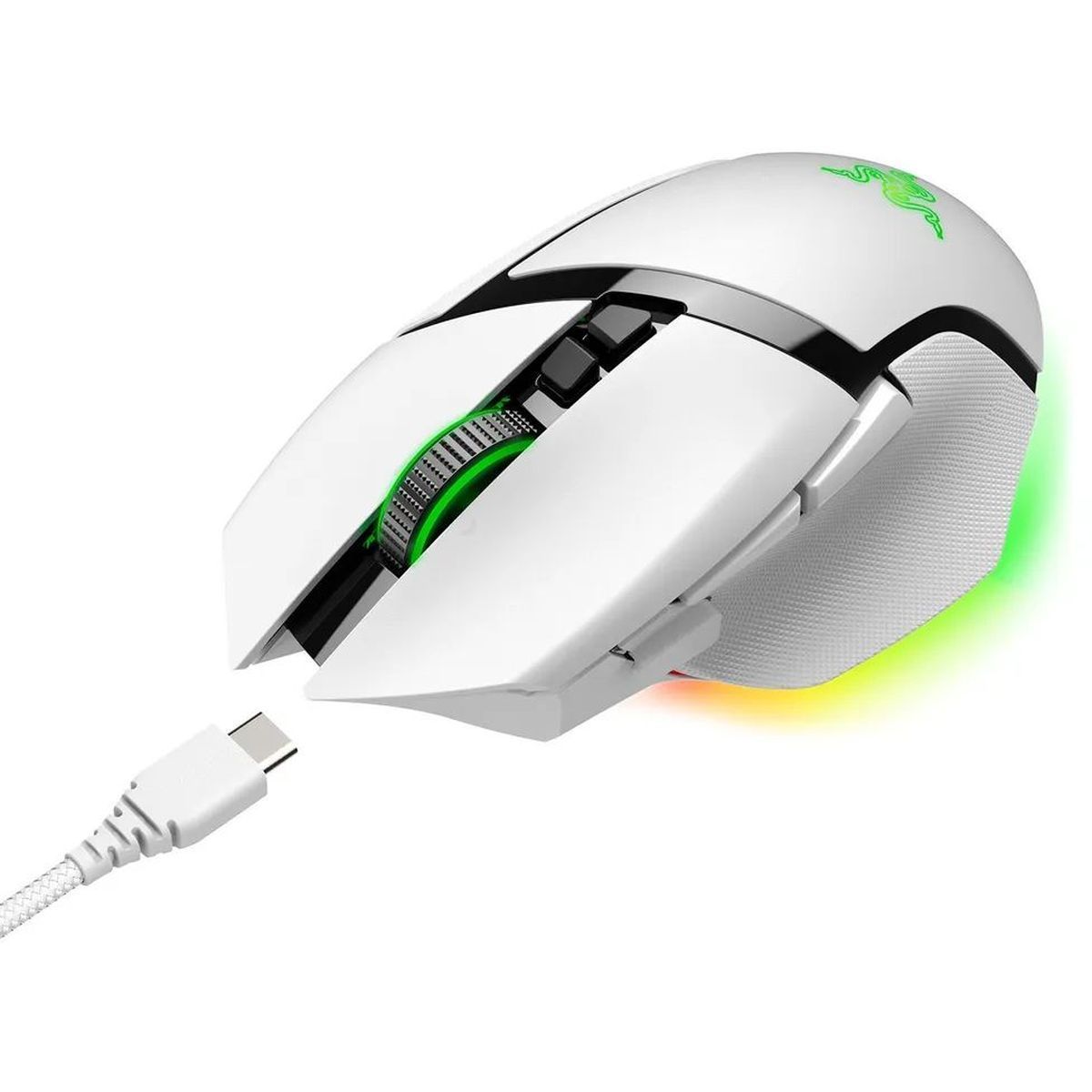 Игровая мышь Razer Basilisk V3 Pro 35K - White gaming mouse Razer Basilisk V3 Pro 35K - White gaming mouse RZ01-05240200-R3G1