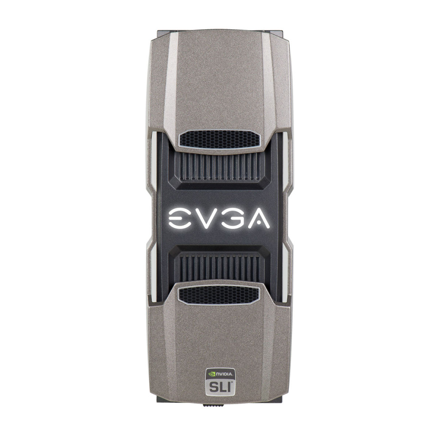 Мостик SLI EVGA PRO SLI Bridge HB (4 Slot Spoting) (лого EVGA с подсветкой, расстояние между коннекторами 120 мм) [ 100-2W-0028-LR ]