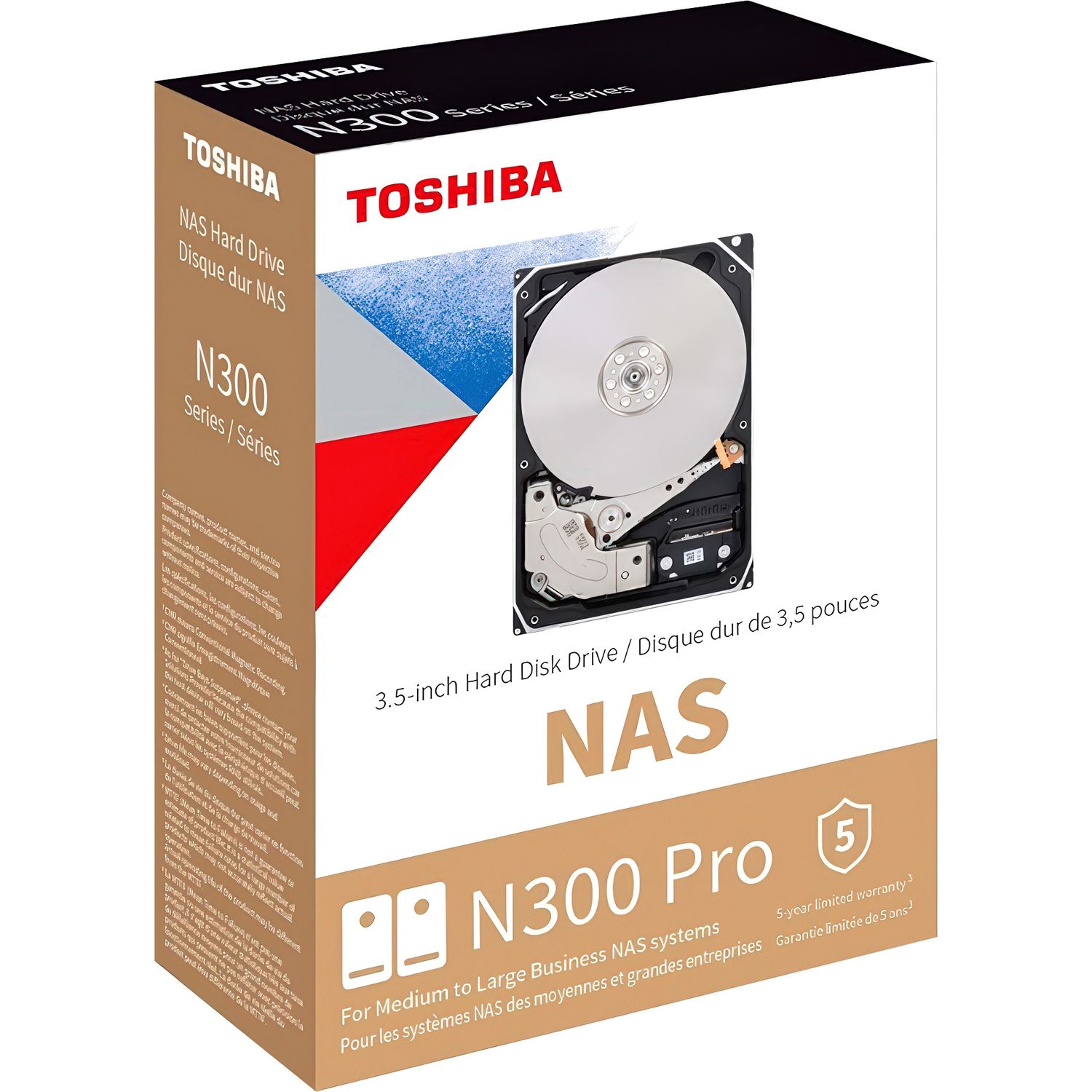 Жесткий диск Toshiba N300 PRO NAS 16Tb (HDWG81GXZSTB)