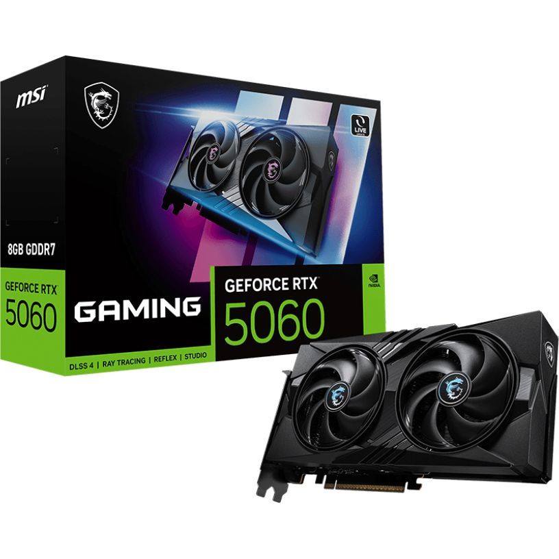 Видеокарта MSI GeForce RTX 5060 8G GAMING