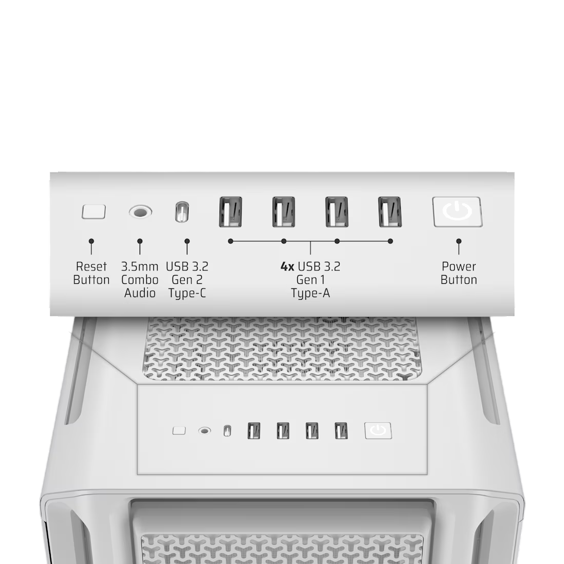 Корпус без блока питания Corsair CC-9011301-WW