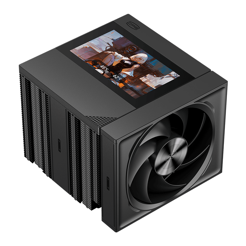 Кулер для процессора PCCooler CPU Cooler RZ820 Display BK BLACK