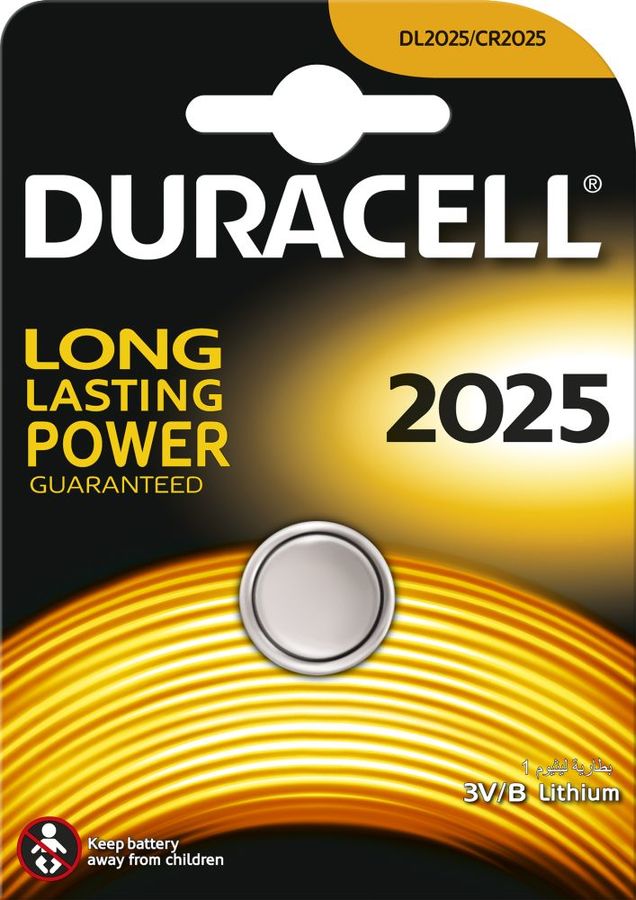 Батарейка Duracell CR 2025-2BL (2 шт.) [ DL2025 ]